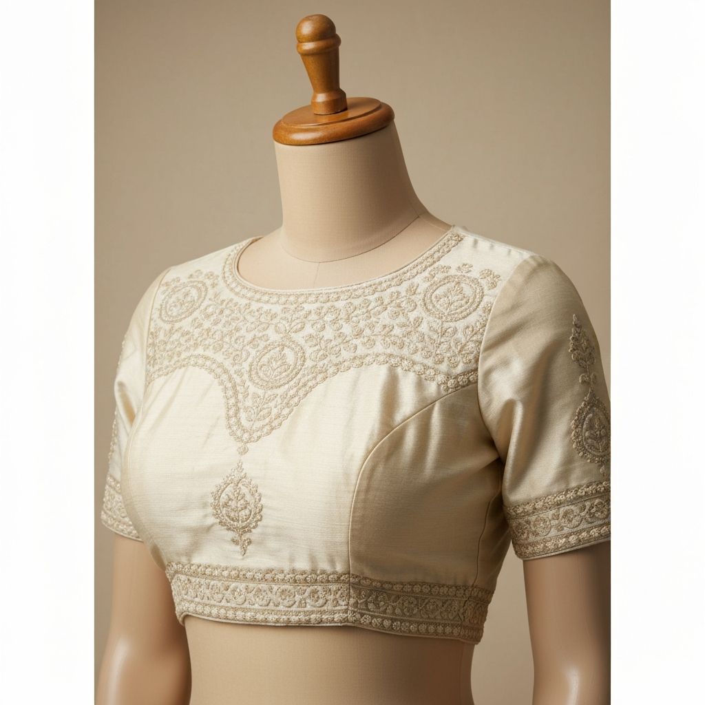 Handcrafted blouse design
